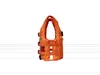 Orange Life Jacket Chest Straps Whistle Reflective Model 3D model ...