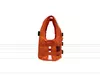 Orange Life Jacket Chest Straps Whistle Reflective Model 3D model ...