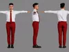3D model Realistic Business Man Character Office Worker Game Ready VR ...