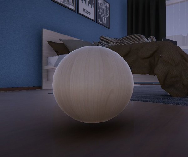 Wooden sphere Free 3D model
