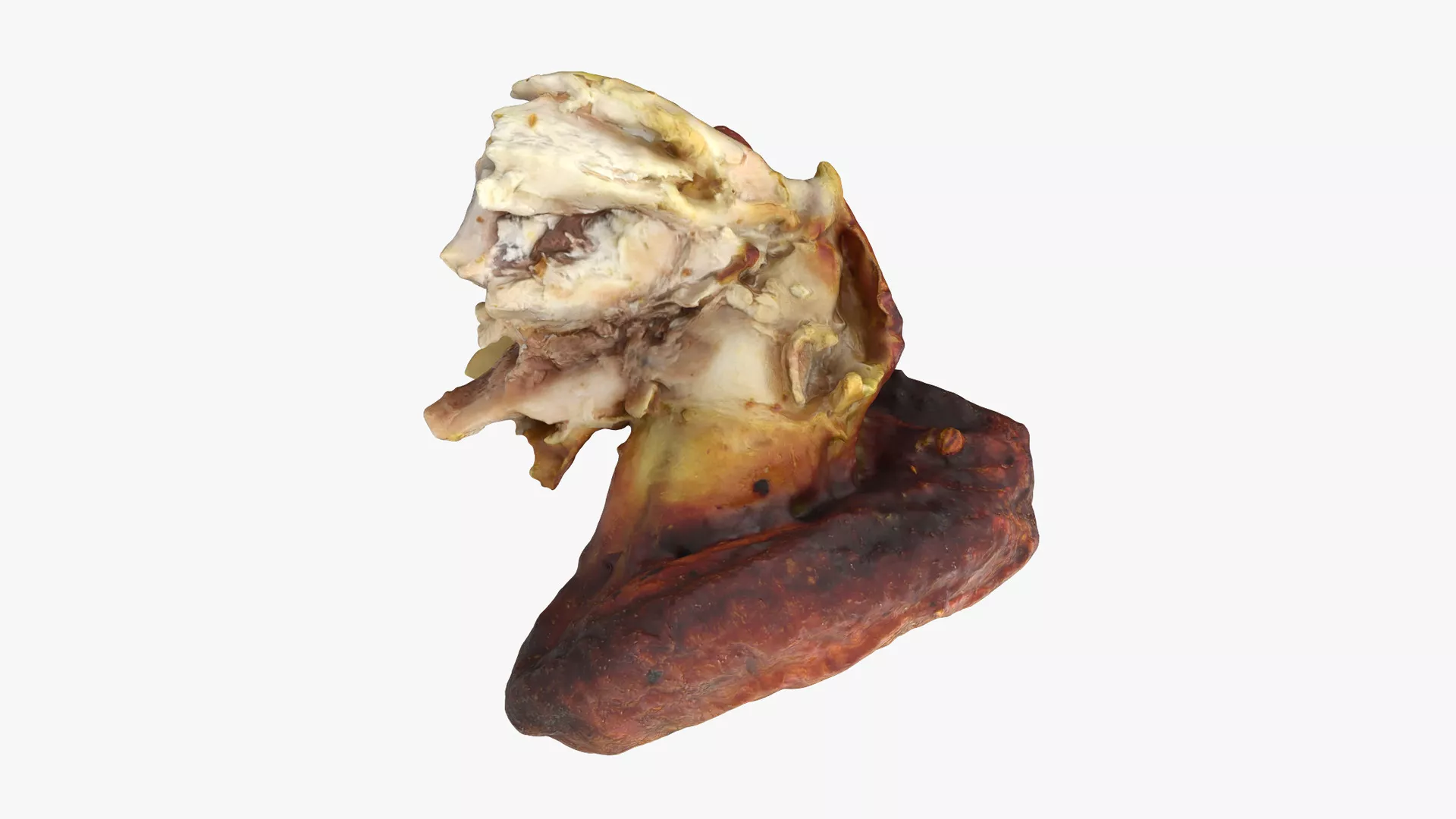 Roasted Chicken Wing Low-poly 3D model