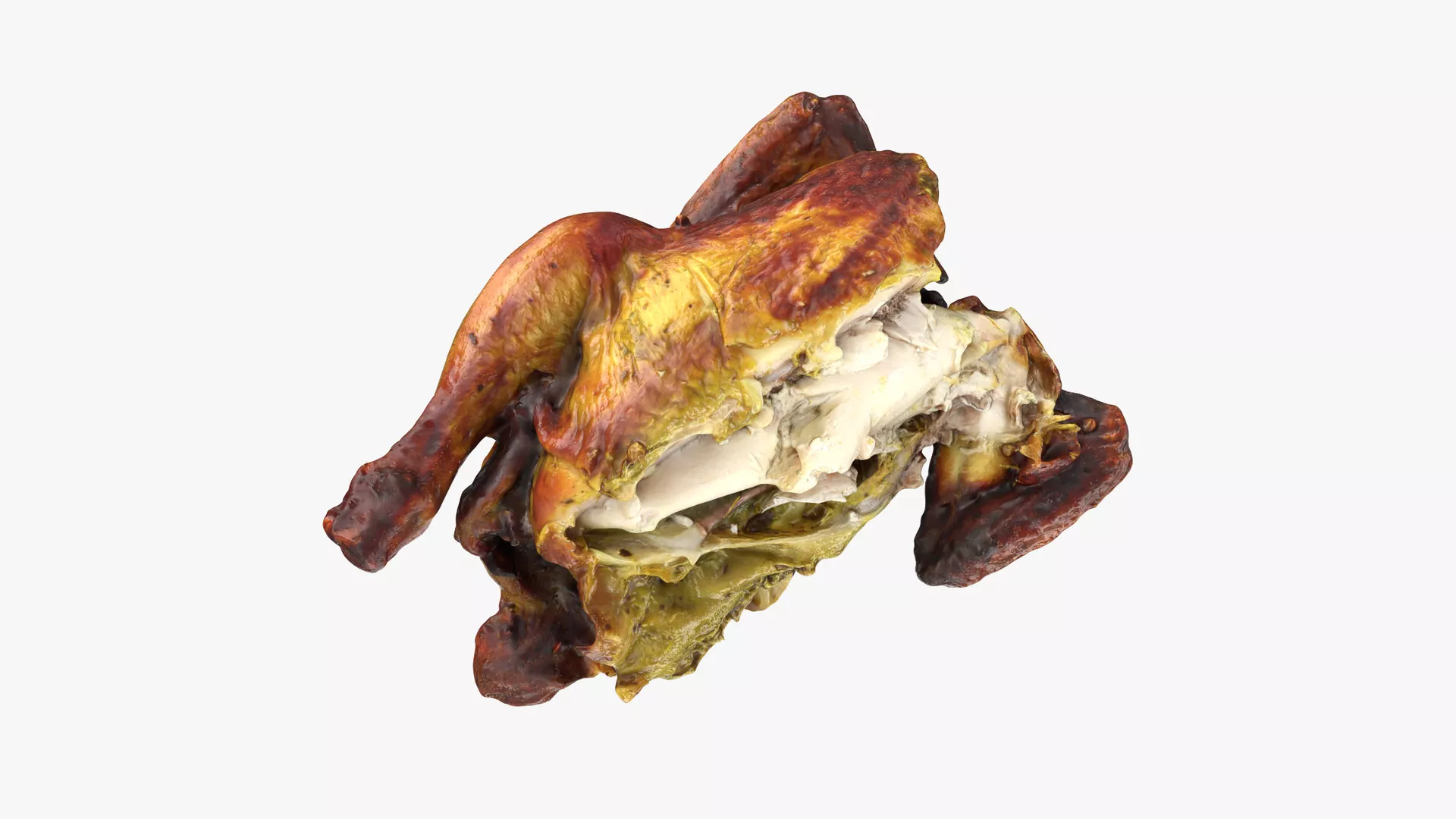 Roasted Chicken Cut 3D model