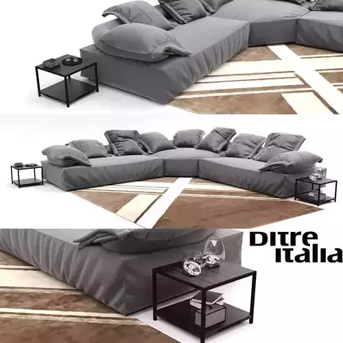 Corner sofa Ditreitalia Flick Flack
