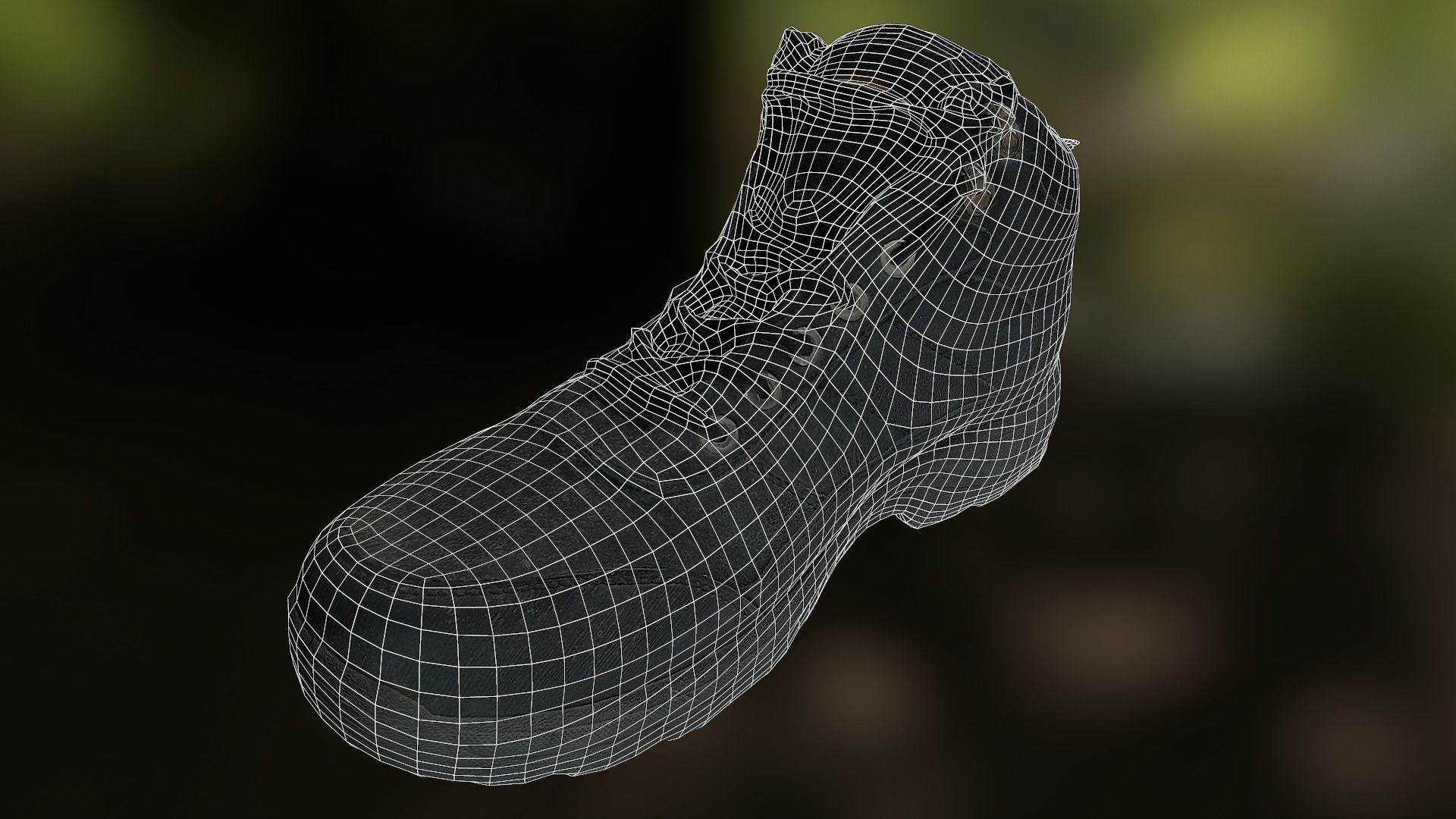 Boot Low Poly 3D model Low-poly 3D model_6