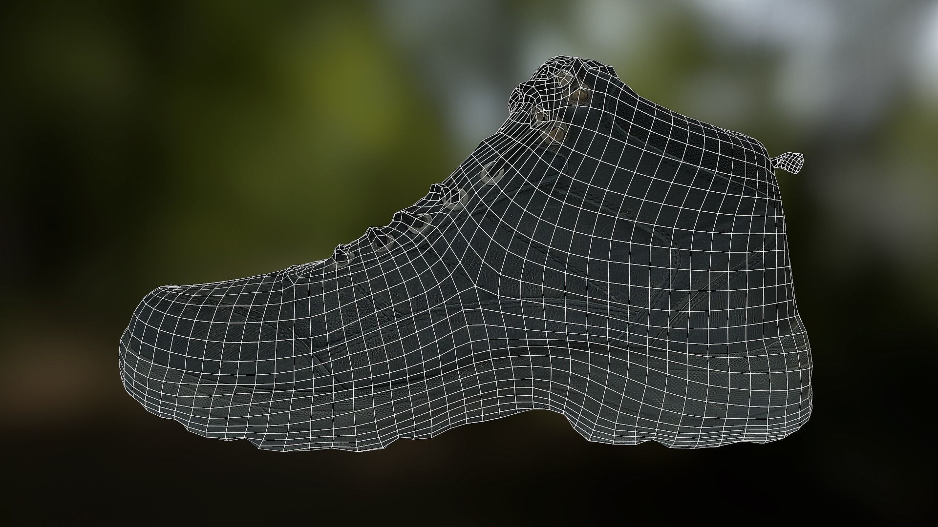 Boot Low Poly 3D model Low-poly 3D model_11