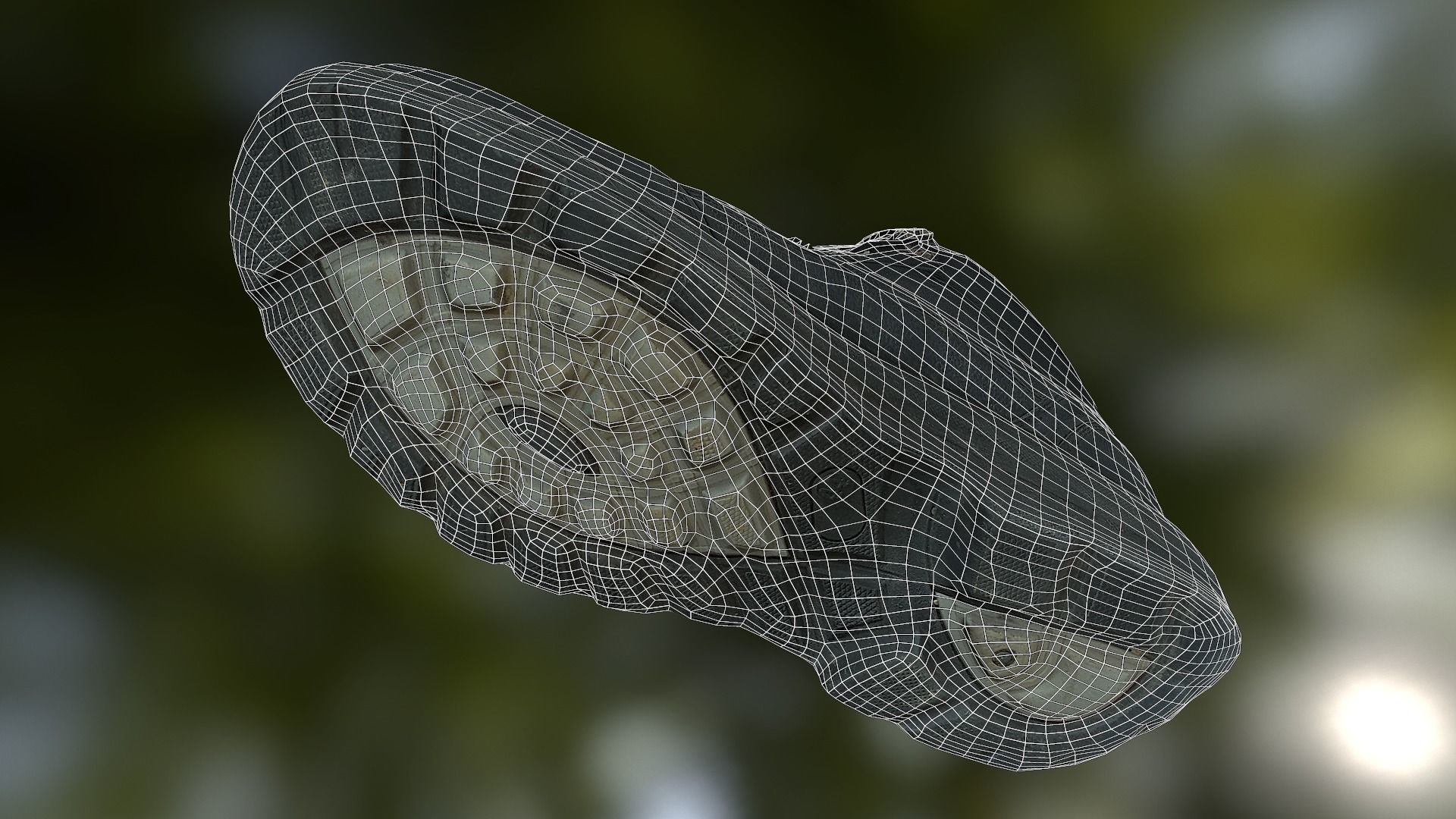 Boot Low Poly 3D model Low-poly 3D model_13