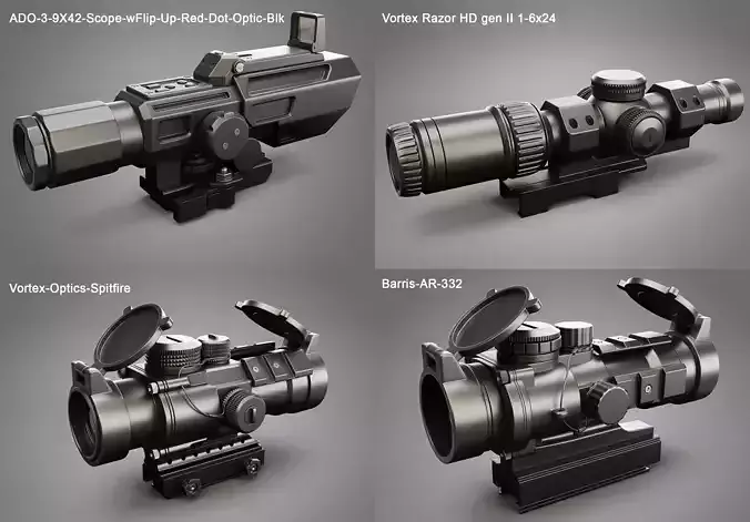 Various Scope Vol 2 3D model