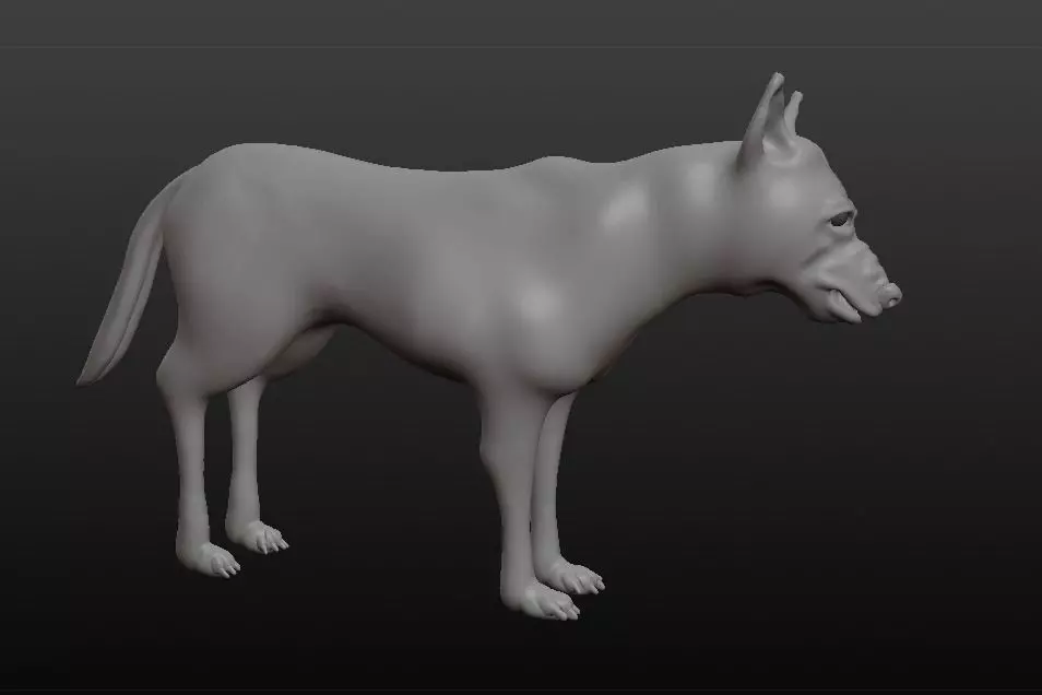 dog model 3D model