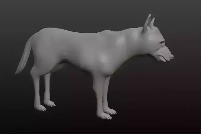 dog model 3D model
