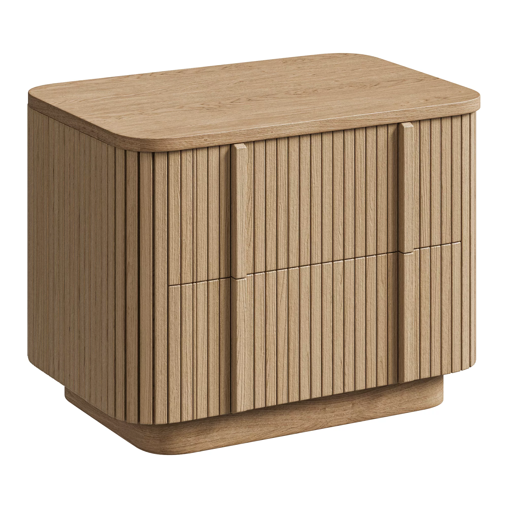 Mulholland Closed Nightstand Low-poly 3D model