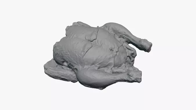 Roasted Chicken - For 3D Print