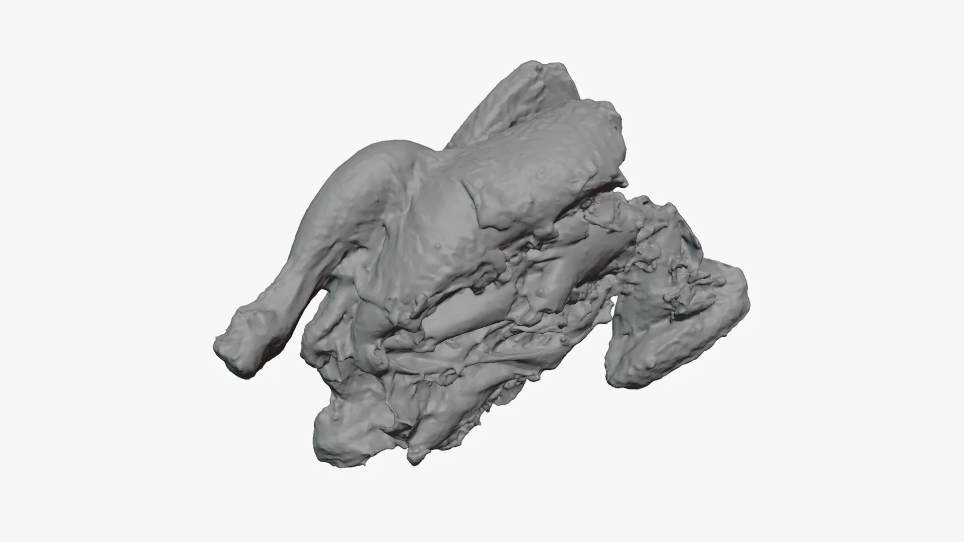 Roasted Chicken Cut - For 3D Print 3D print model