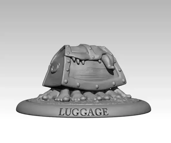 Terry Pratchett Jewellry-Trincket  Box 3D print model