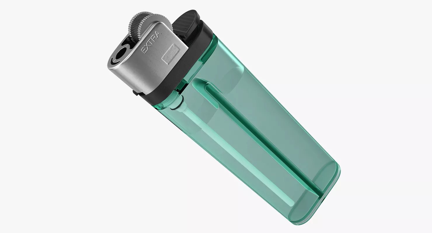 Disposable Gas Lighter 3D model