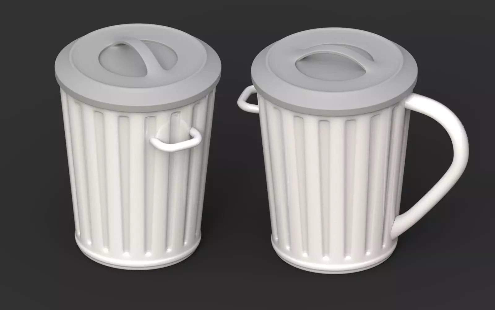 Trash Mug 3D model_0