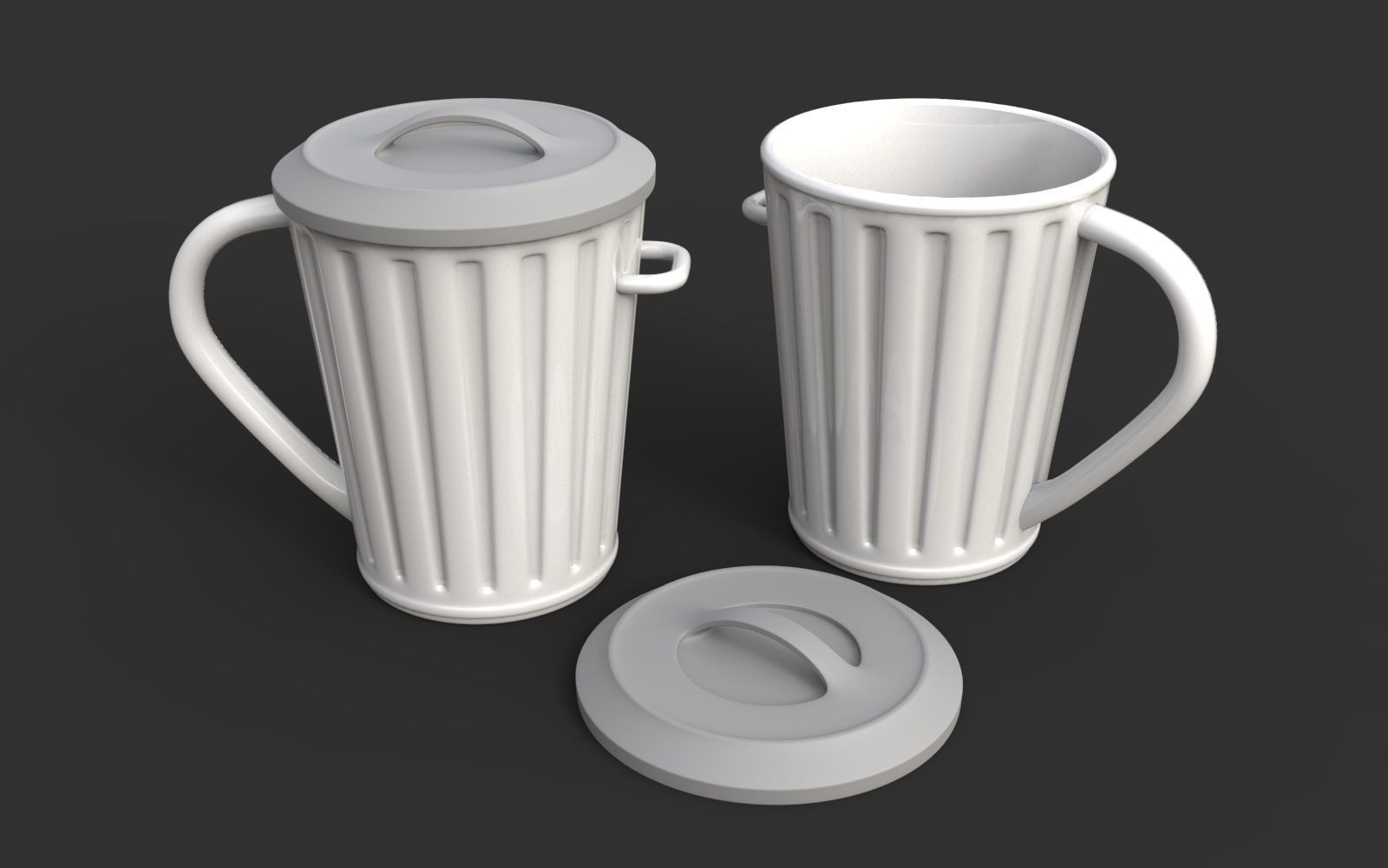 Trash Mug 3D model_1