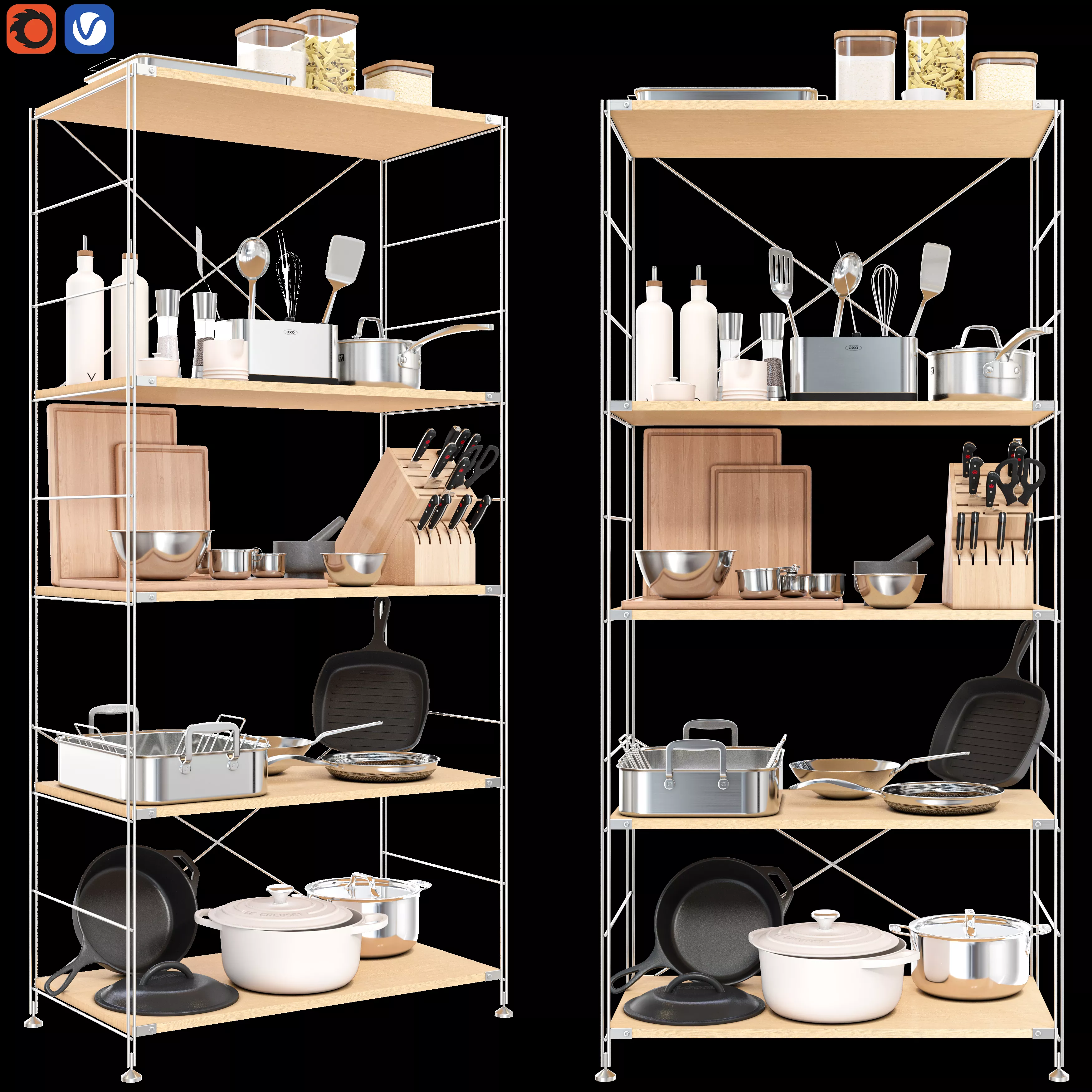 Cookware Mega Set 3D model