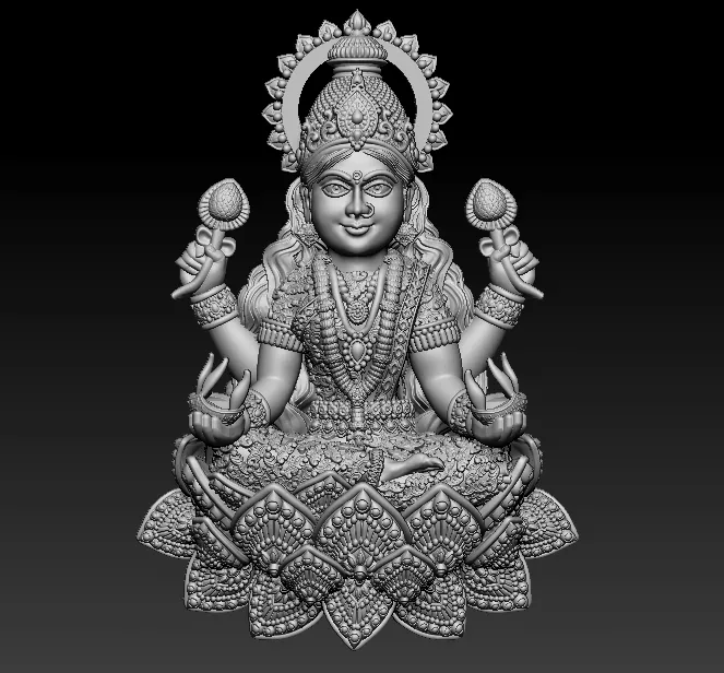 Laxmi Mata 3D print model 3D print model