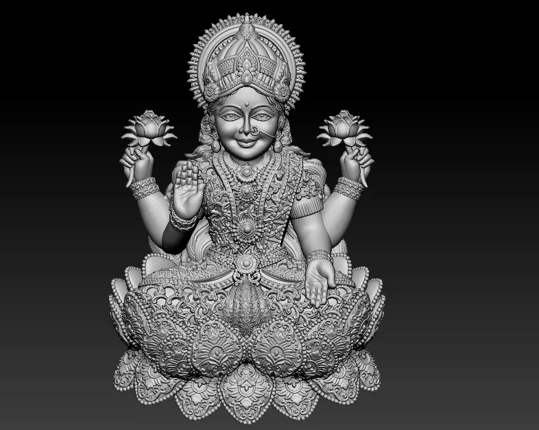 Laxmi Mata 3D print model 3D print model