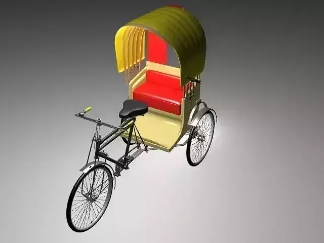 Rickshaw with seat