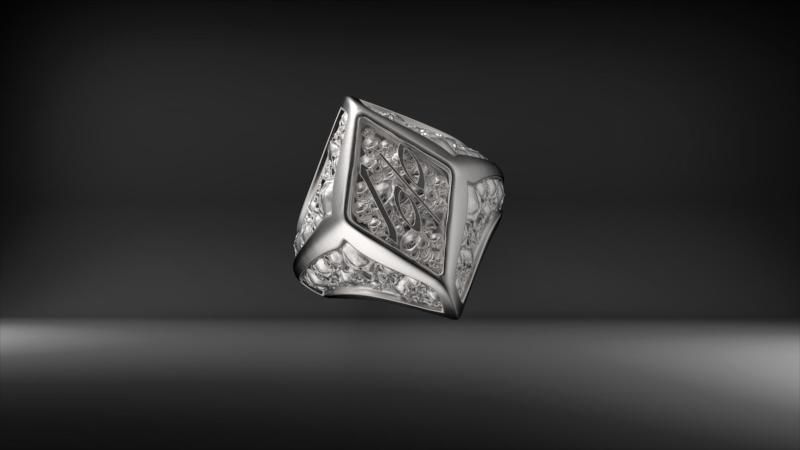 Biker ring 3Dmodel STL obg 3d print 3D print model_3