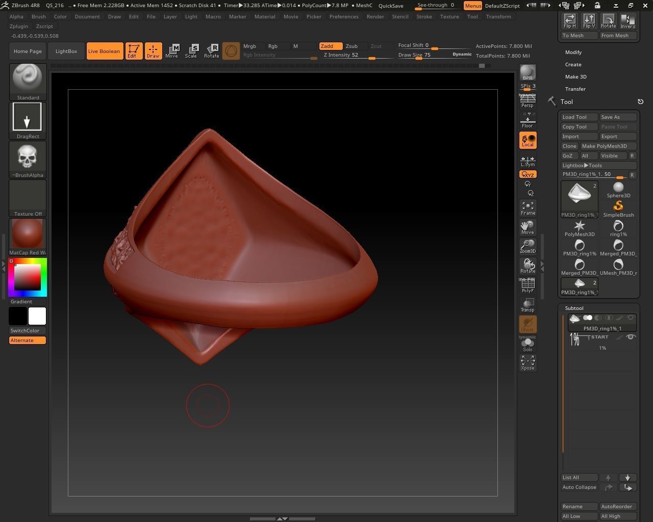 Biker ring 3Dmodel STL obg 3d print 3D print model_5