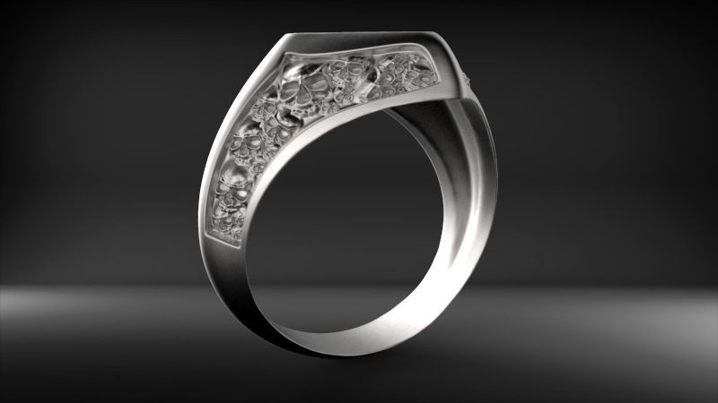 Biker ring 3Dmodel STL obg 3d print 3D print model_1