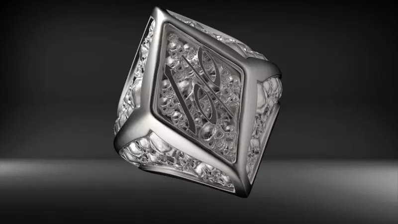 Biker ring 3Dmodel STL obg 3d print 3D print model_0