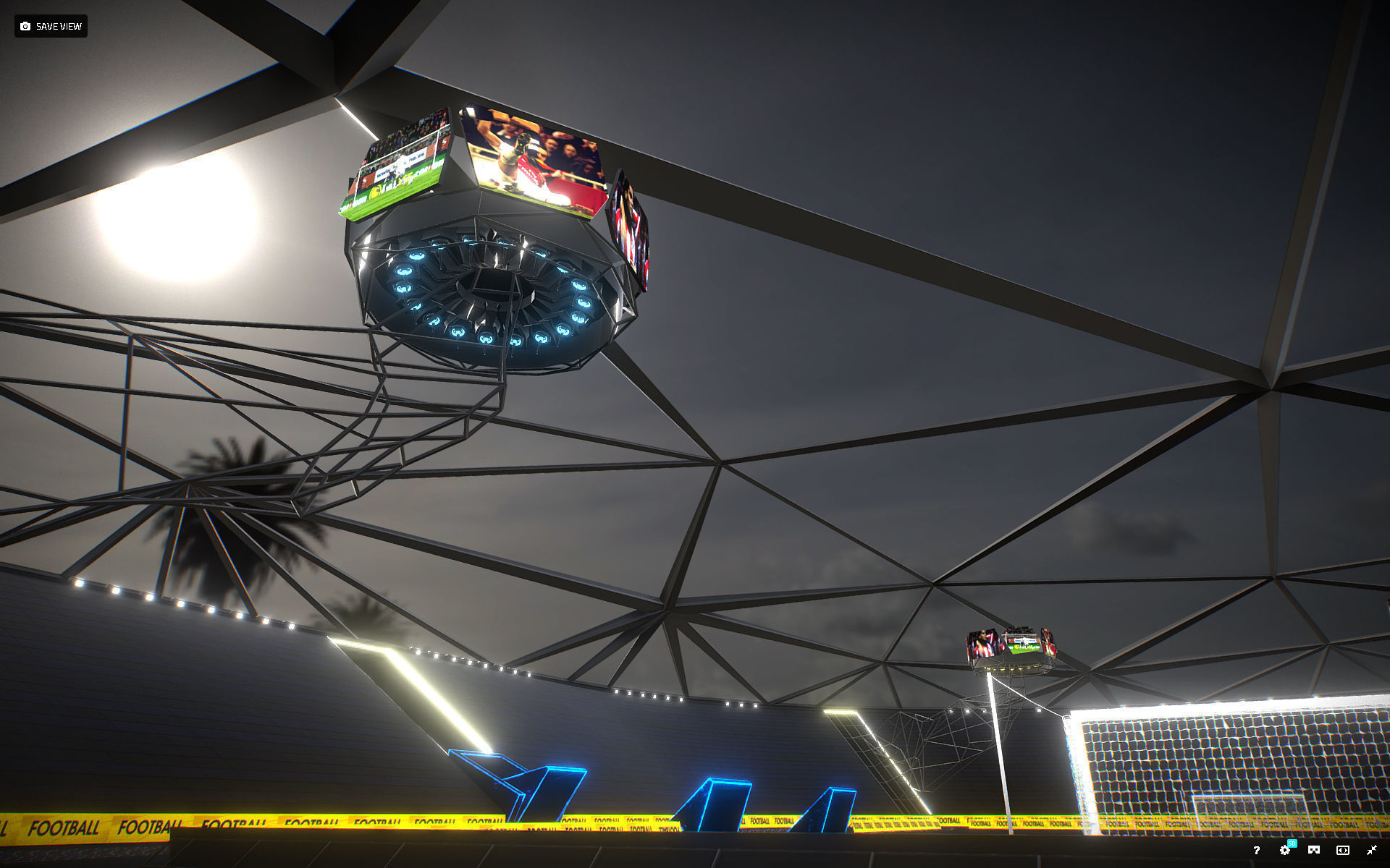 Glow Stadium PBR Low-poly 3D model_5