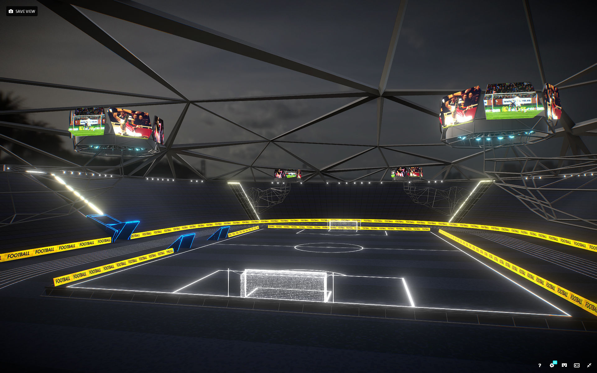 Glow Stadium PBR Low-poly 3D model_1