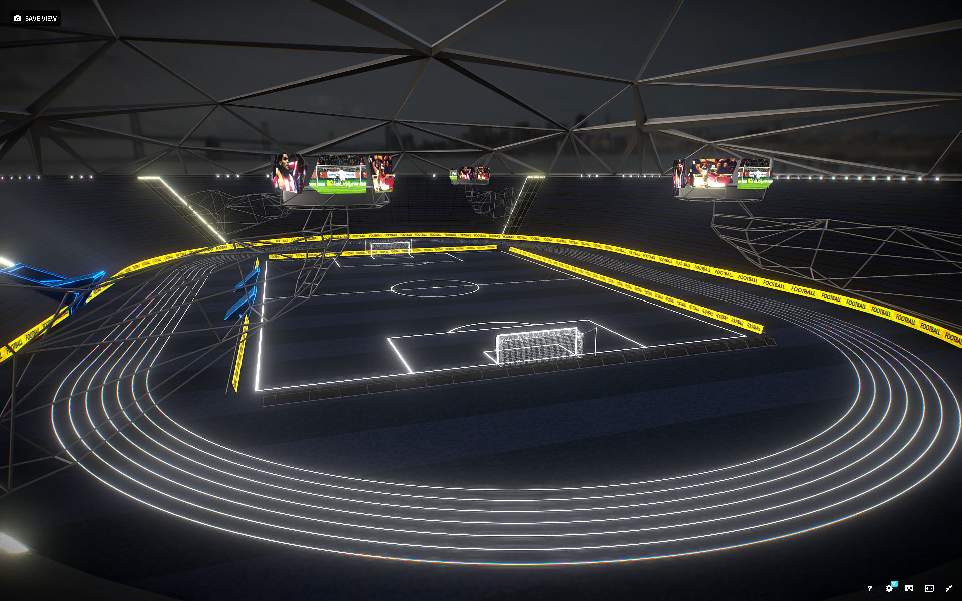 Glow Stadium PBR Low-poly 3D model_6
