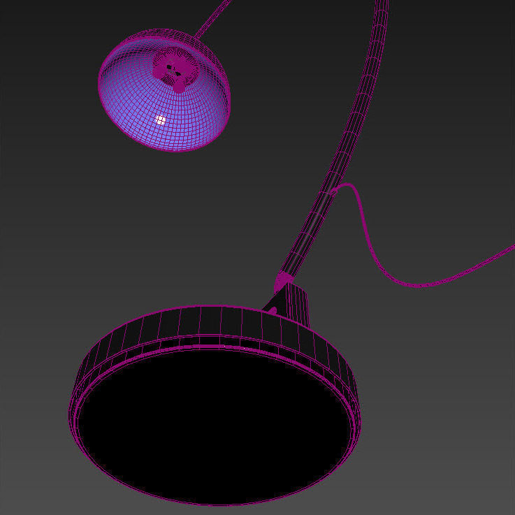 The Arc Black Floor Lamp 3D model_19