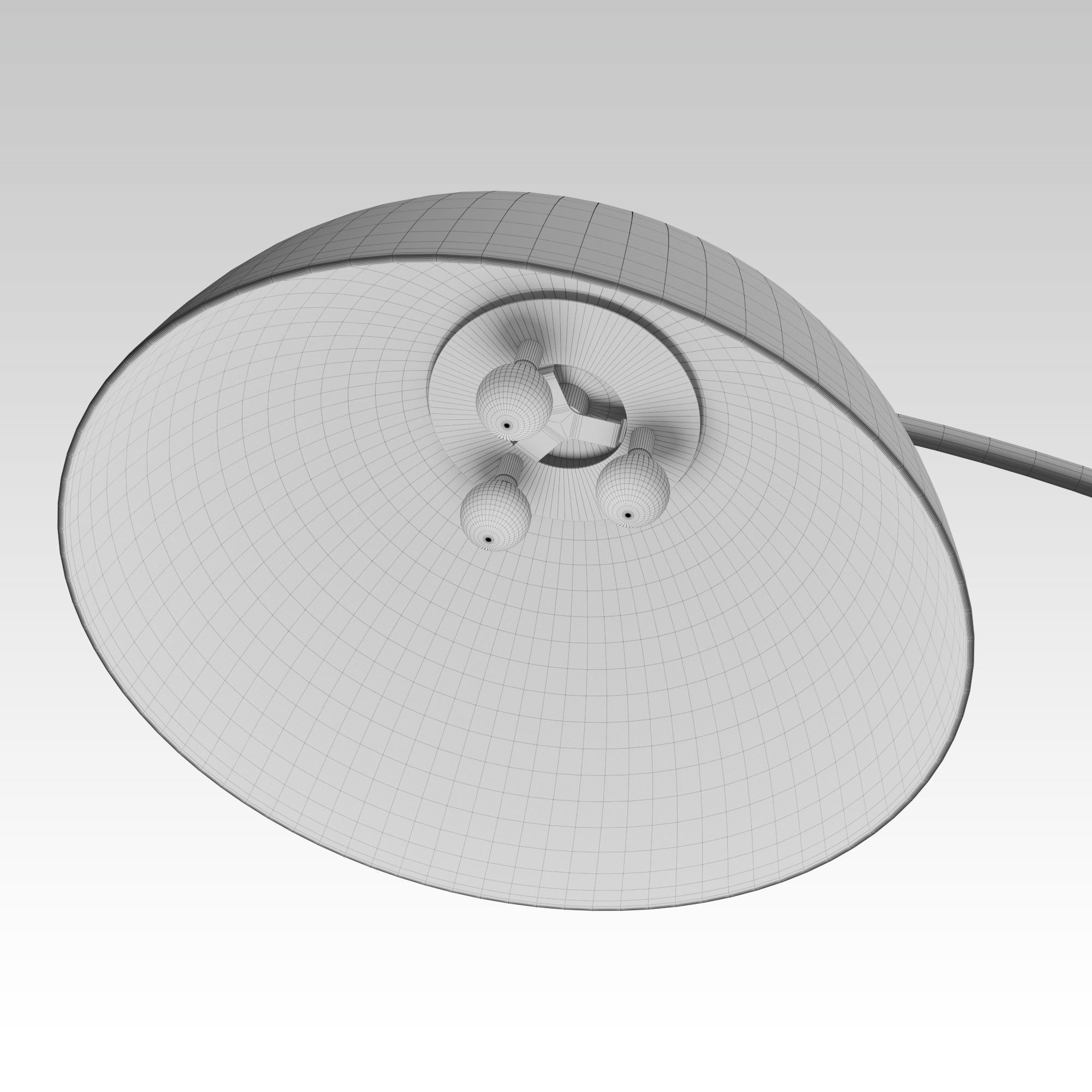 The Arc Black Floor Lamp 3D model_10