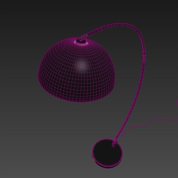 The Arc Black Floor Lamp 3D model_13