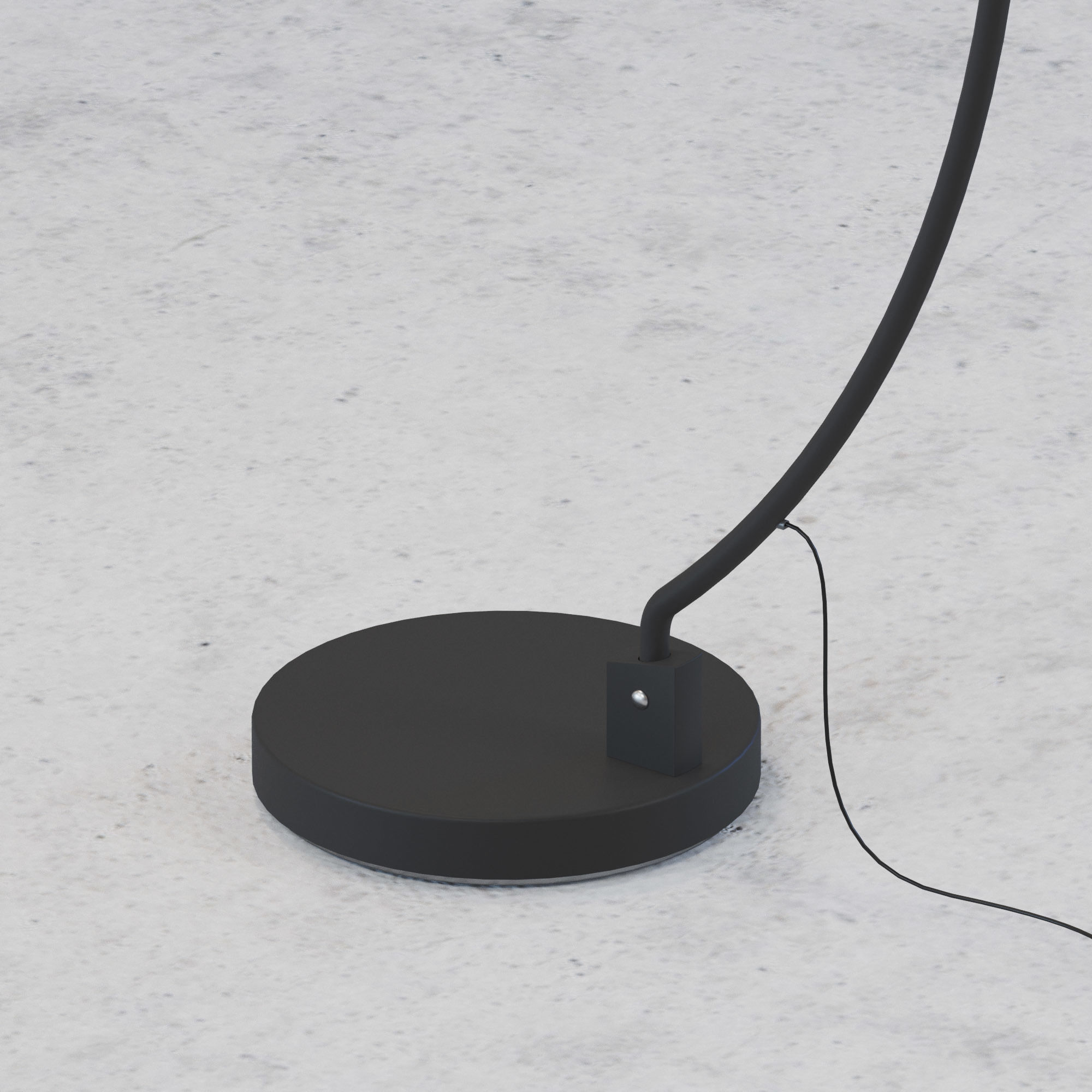 The Arc Black Floor Lamp 3D model_2