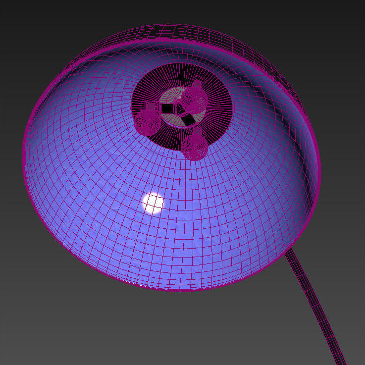 The Arc Black Floor Lamp 3D model_21