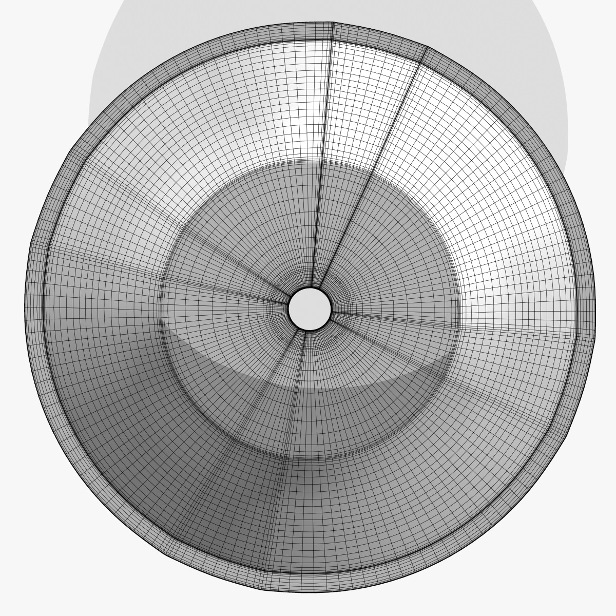 Fancy Bonsai Pot Low-poly 3D model_5