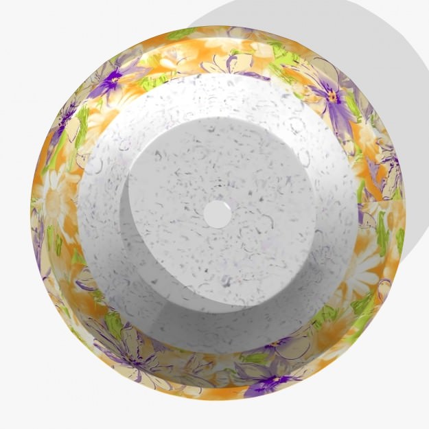 Fancy Bonsai Pot Low-poly 3D model_1