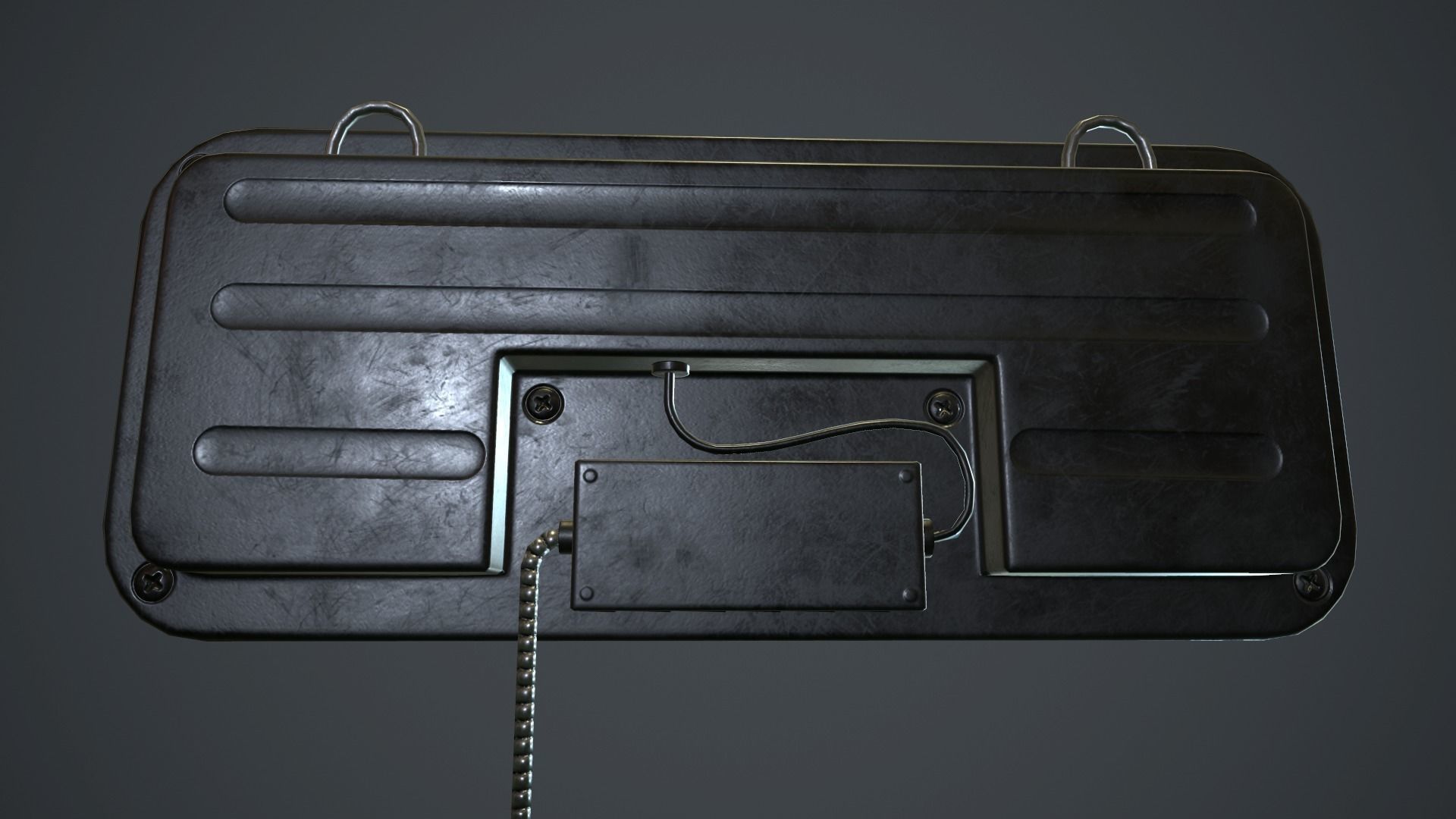 Neon Open Sign PBR Game Ready Low-poly 3D model_3