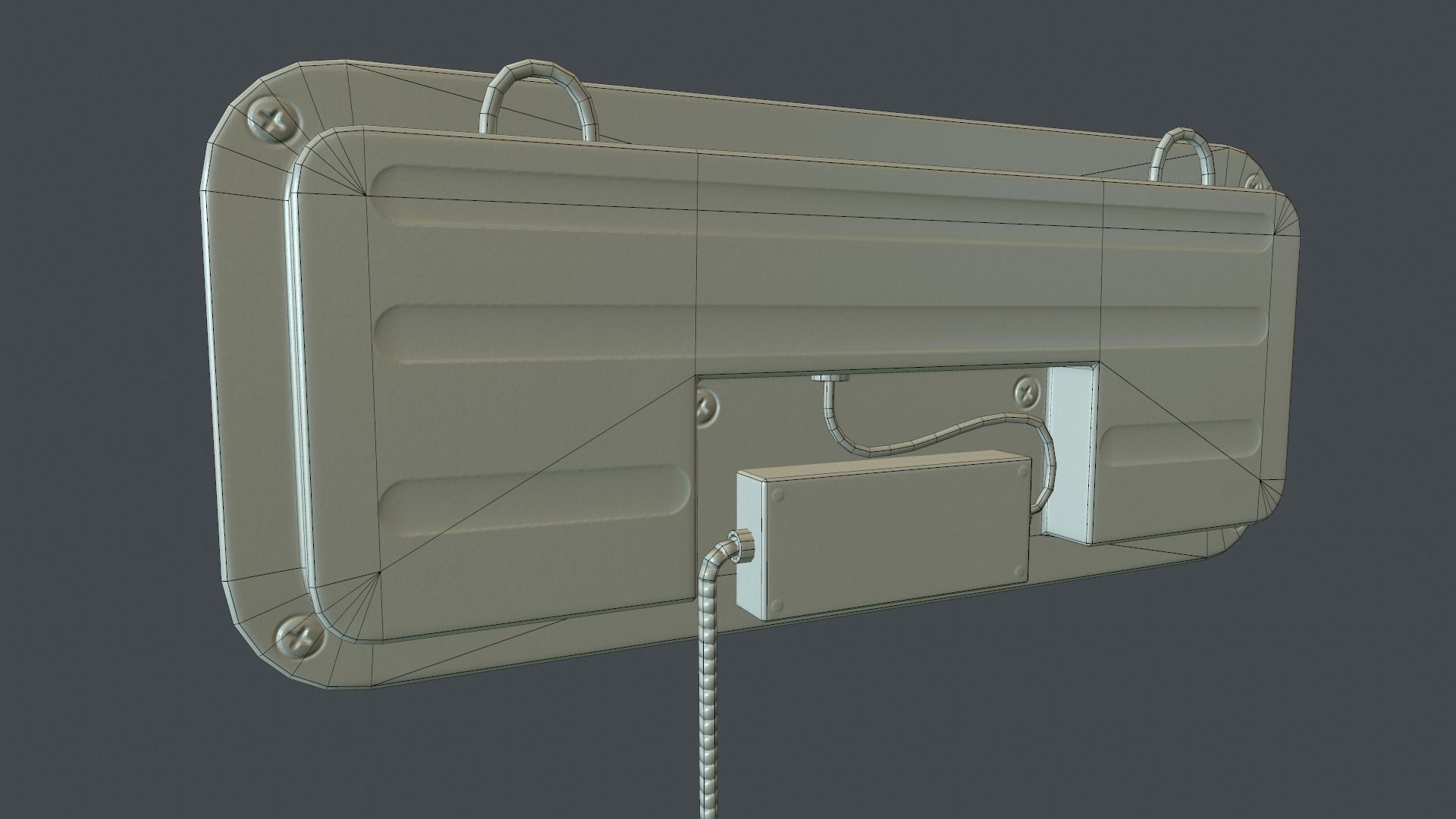 Neon Open Sign PBR Game Ready Low-poly 3D model_13