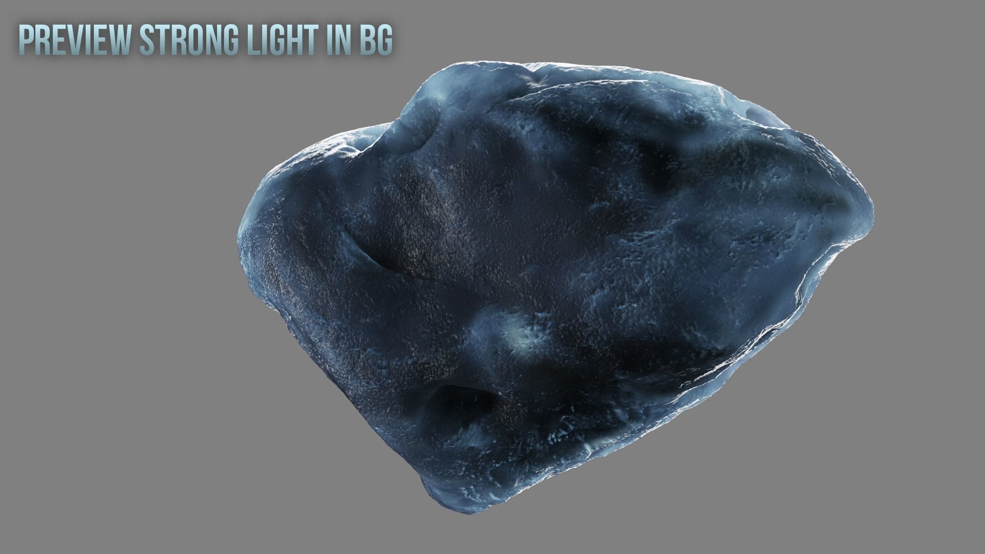 Ice Asteroid 3D model_2