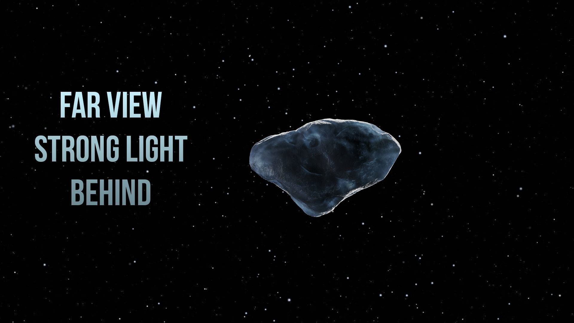 Ice Asteroid 3D model_6