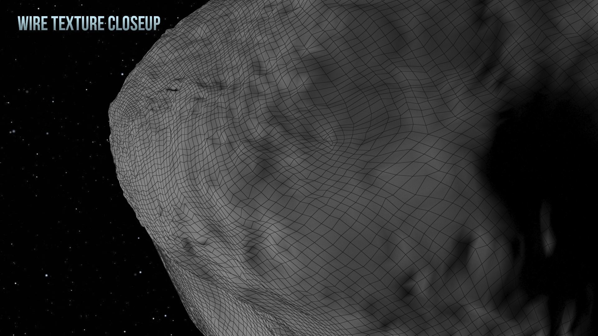 Ice Asteroid 3D model_16