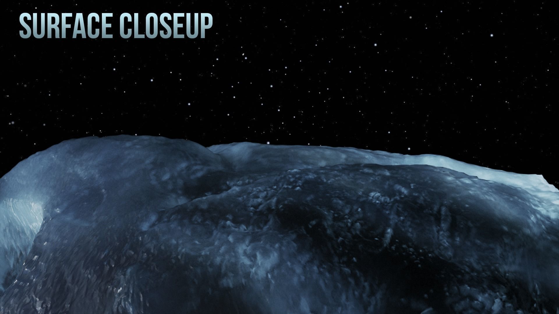 Ice Asteroid 3D model_4