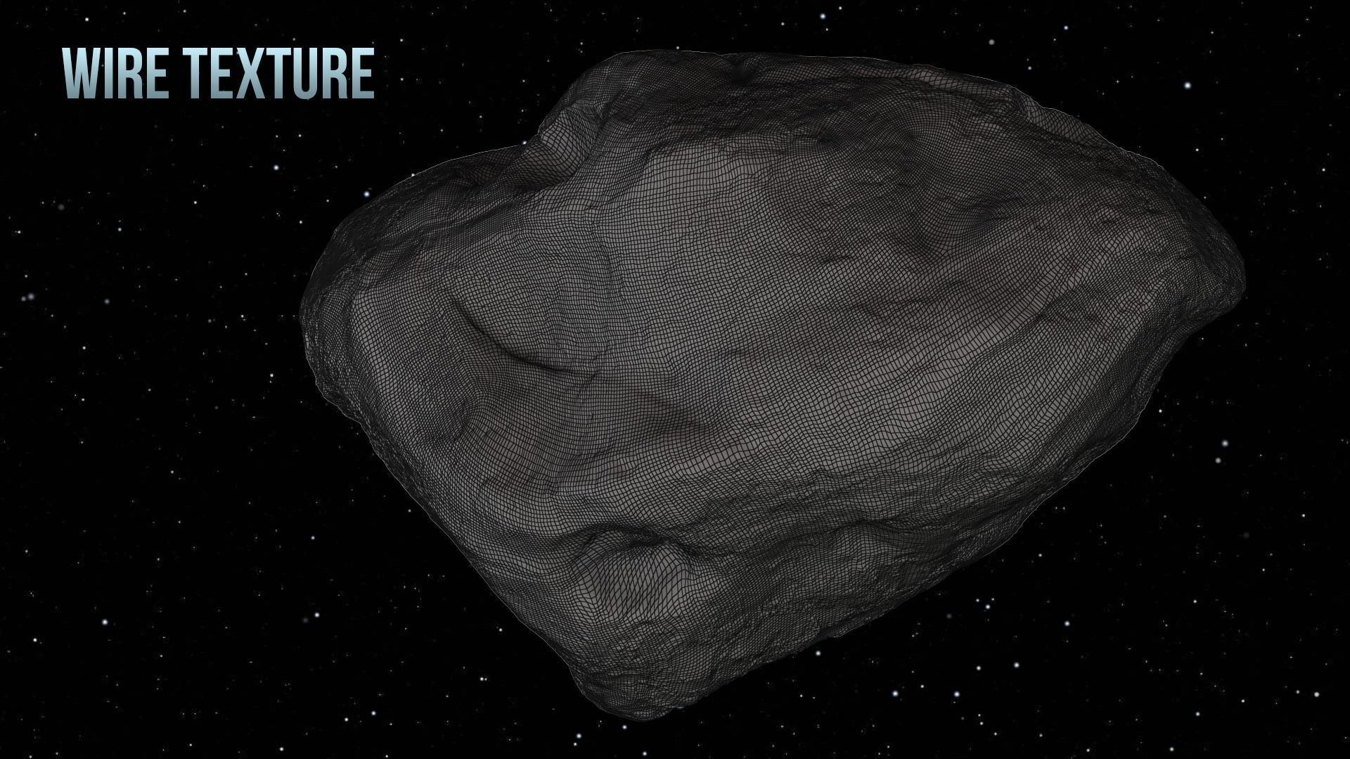 Ice Asteroid 3D model_17