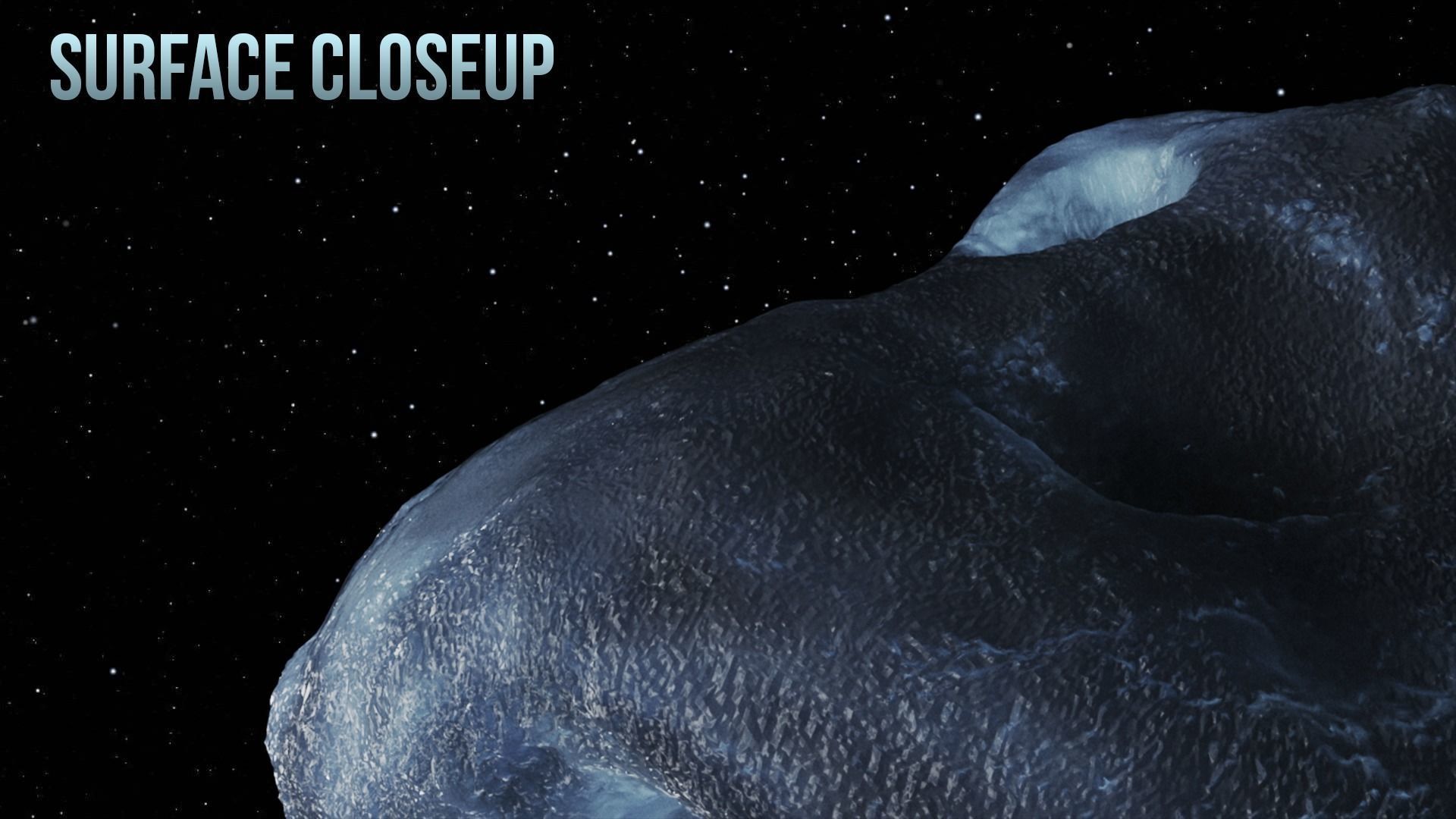 Ice Asteroid 3D model_5