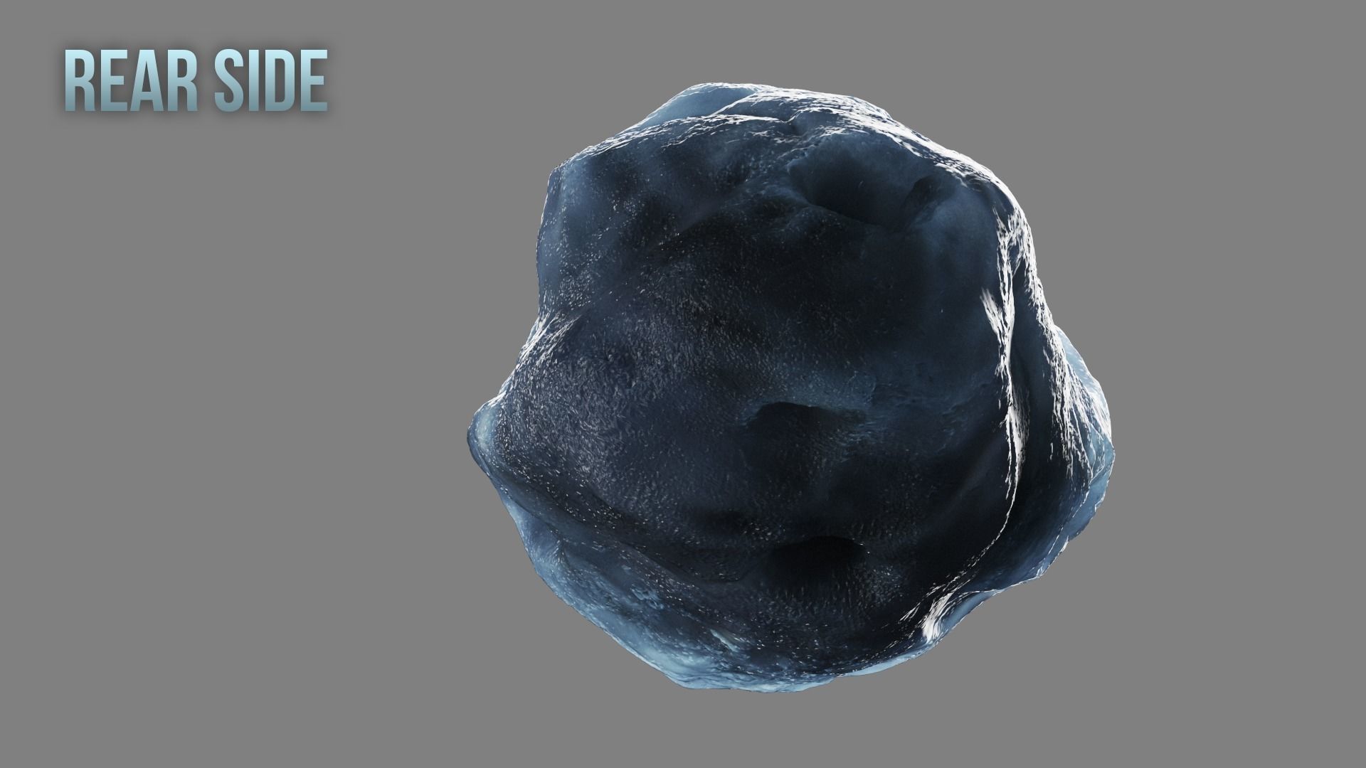 Ice Asteroid 3D model_3