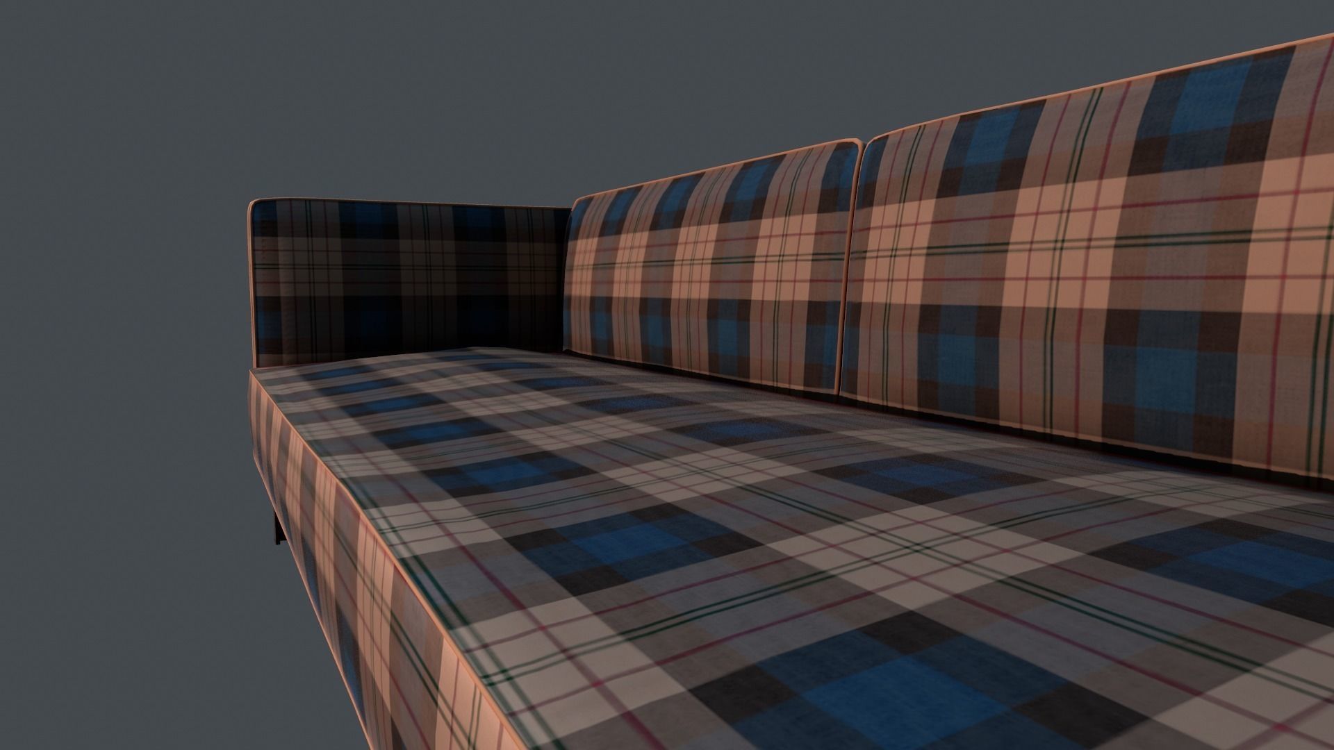 Modern Sofa Free low-poly 3D model_5