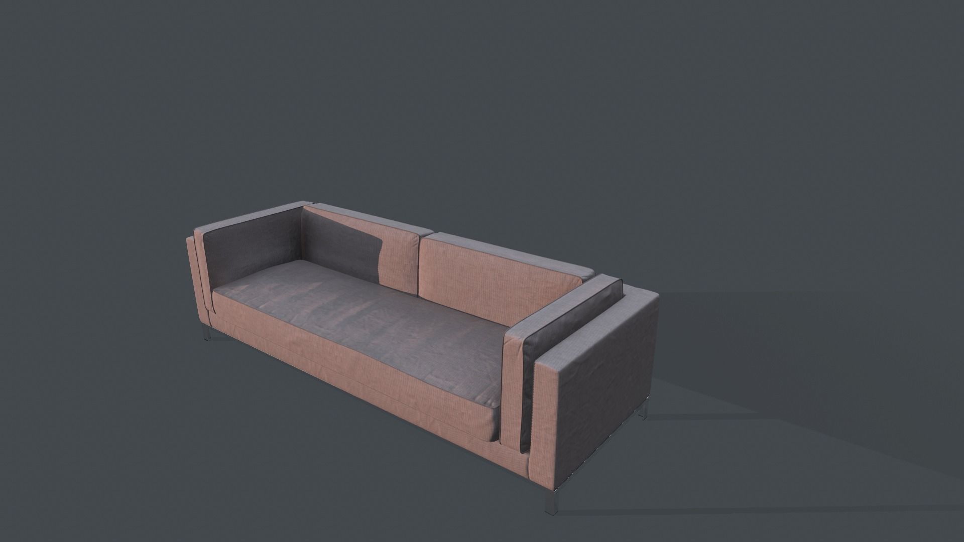 Modern Sofa Free low-poly 3D model_1