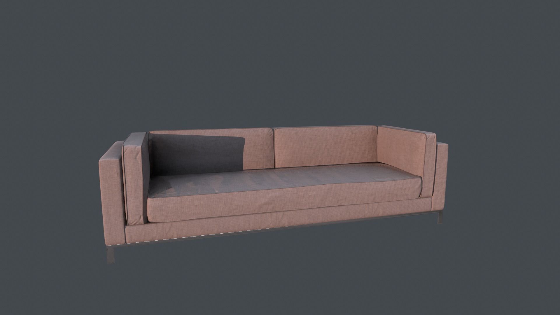 Modern Sofa Free low-poly 3D model_2